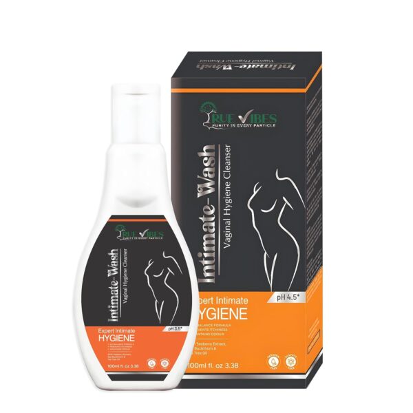 Intimate-Wash(Vaginal Hygiene Cleanser) pH-balanced formula (pH 3.5) for intimate hygiene Safe & gentle on sensitive skin